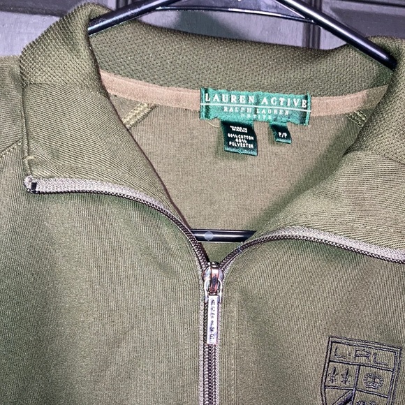 Ralph Lauren Lauren Active Green Zip Up Jacket - Picture 5 of 10